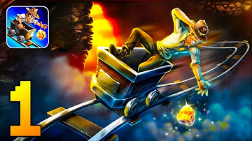 Rail Rush Gameplay Walkthrough Part 1 (iOS, Android)