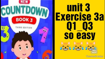 oxford || new countdown book 3 third edition || Exercise 3a || Q1_Q3 || easily solved