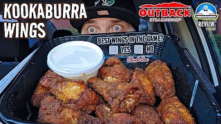Outback Steakhouse® Kookaburra Wings® Review! 🦘🐔 | BEST Wings In The Game? | theendorsement