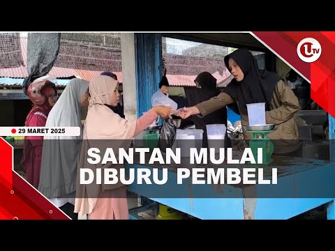 SANTAN RAMAI DIBURU PEMBELI SEJAK H-3 LEBARAN | U-NEWS