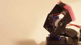 2/2 DIY Arduino Camera Pan/Tilt Stabilizer with Accelerometer