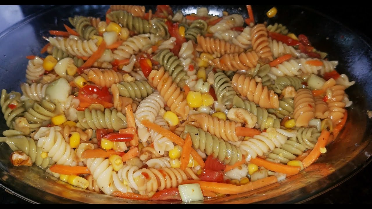 Ensalda/Pasta Con Aderezo Italiano YouTube