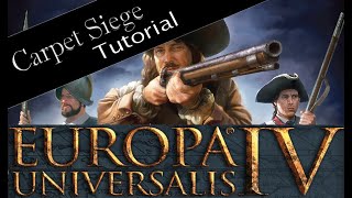 Basic Carpet Siege Guide Eu4 Hotkeys
