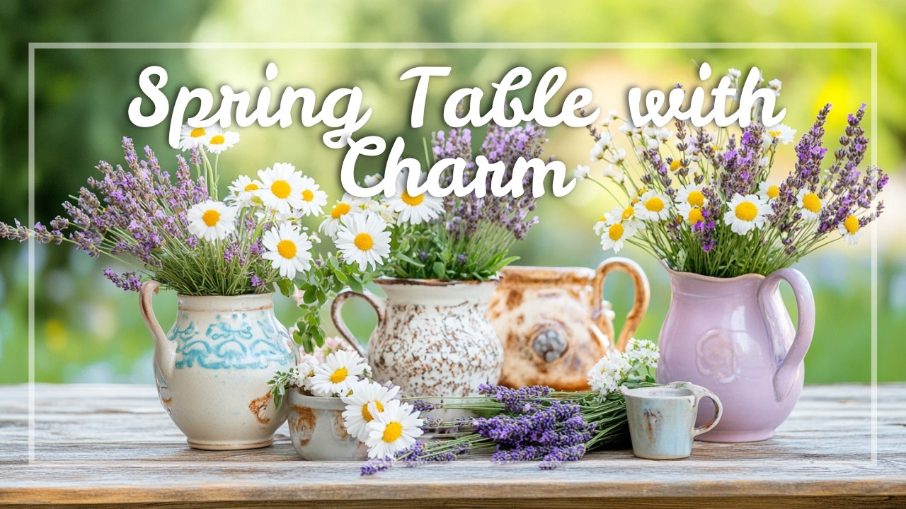 A Touch of Provence: Setting a Spring Table with Charm.