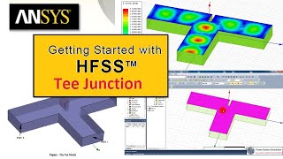 HFSS Tutorial #3 : Tee Junction | Create, model and analyze a Waveguide Tee Junction in Ansys HFSS.