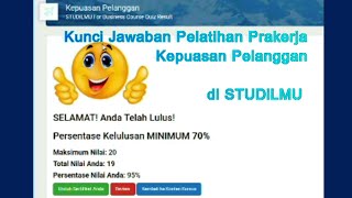 Mengenai kepuasan pelanggan di studilmu ...