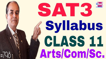 sat3 syllabus class 11 all subjects by Vijay Kumar