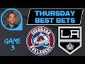 Avalanche vs Kings 4/23/26 NHL Playoff Best Bet - NHL Picks and Predictions - Robert Ferringo