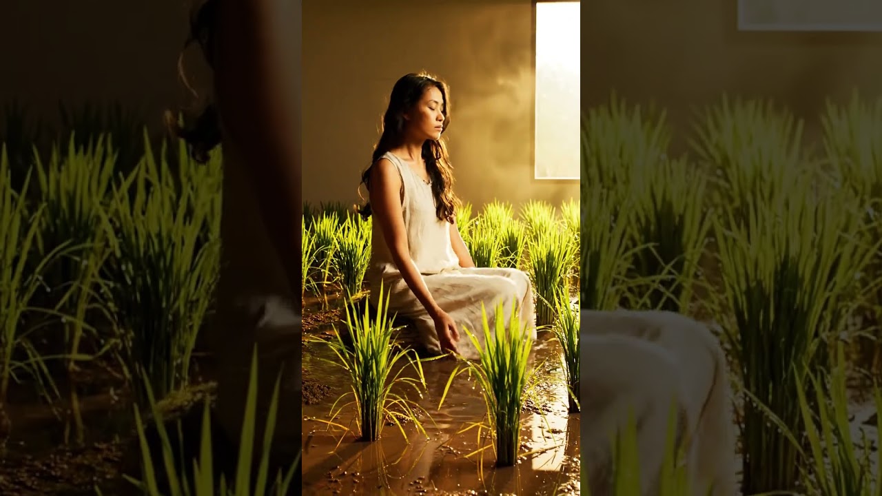 Rice Field Dream – Whispering Calm in a Living Room of Earth 🌿💧 | Cinematic ASMR