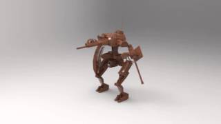 Robot texture testing (wood)