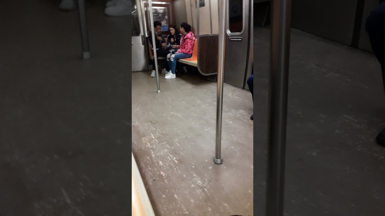 Smoking marijuana on the train