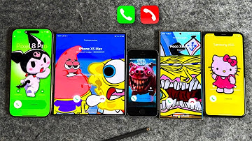 iPhone 5s vs S24 Ultra vs iPhone 16 Pro Max vs Z Fold 6 vs iPhone 11 Incoming Call at the Same Time
