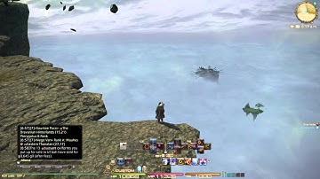 FFXIV Heavensward Sea of clouds ufo mystery solved