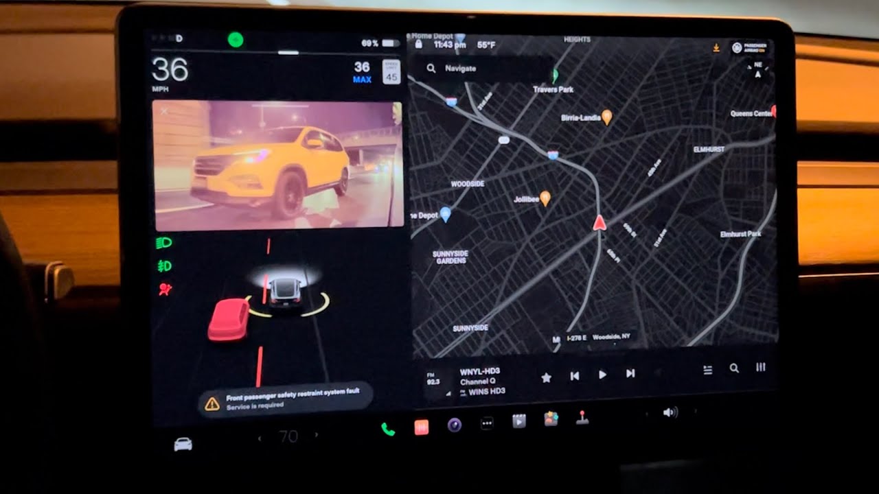 Tesla Blind Spot Camera Warning Detection YouTube