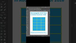 Rectangular Grid Tool in Adobe Illustrator 2026