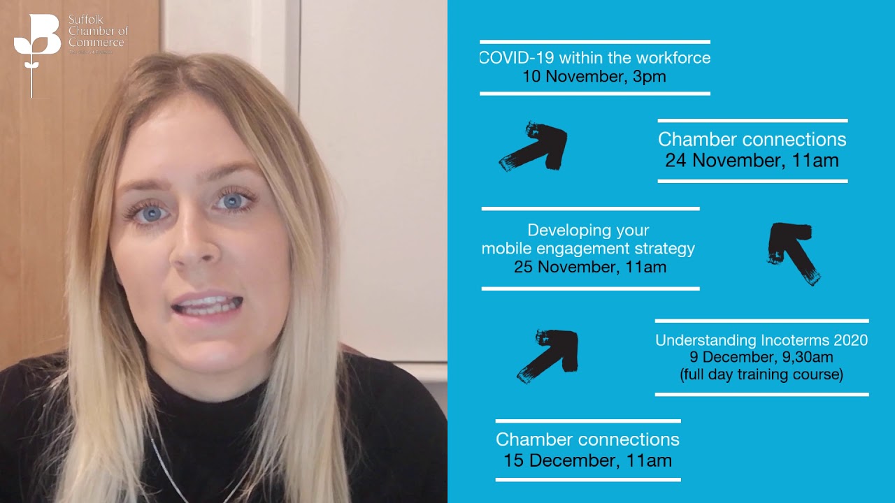 Ami Birrell, Events Manager, Suffolk Chamber of Commerce