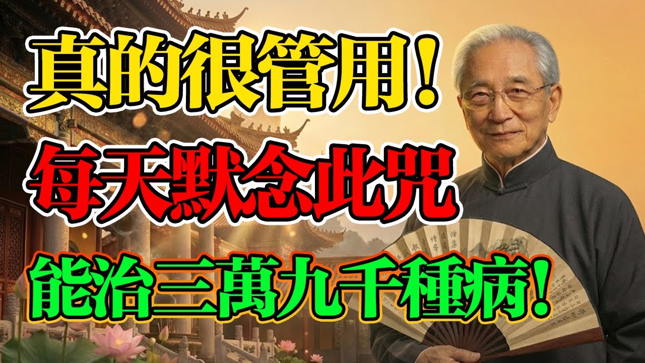 南懷瑾：每日誠心念這六字咒語，觀音菩薩的加持就會流到你身上，能治癒三萬九千種病！連科學都解釋不了！#南懷瑾 #六字大明咒 #觀世音菩薩 #佛學智慧 #消業障 #阿彌陀佛 #南無阿彌陀佛 #菩薩 #佛學