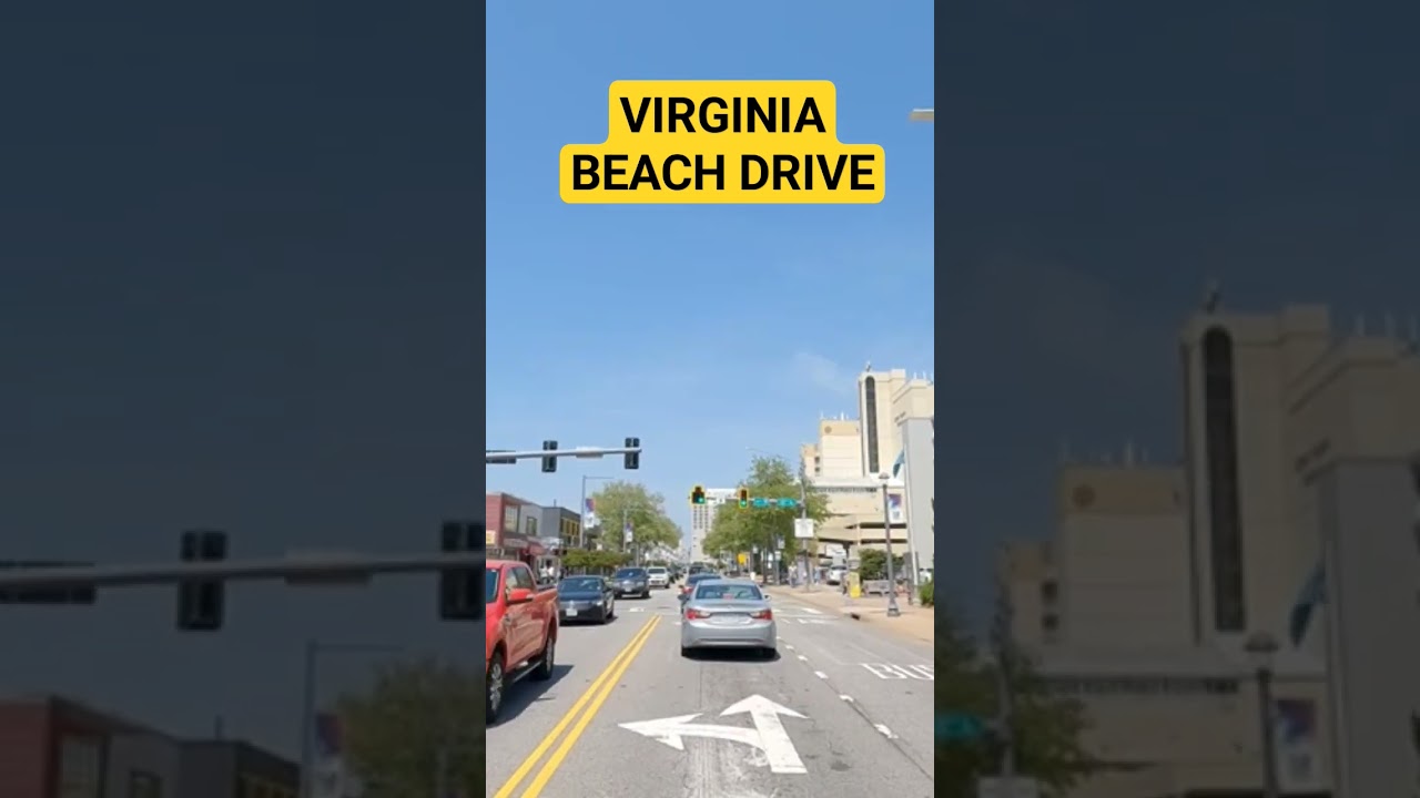 DRIVING IN VIRGINIA BEACH 4K