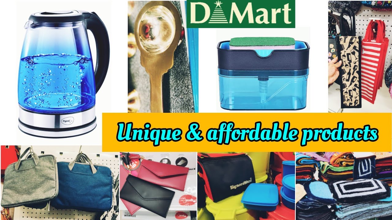 Dmart many unique & useful products, cheap must have kitchen, household, cleaning, kids item, offers