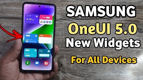 Install Samsung OneUI 5.0 New Widgets For All Devices | A50 A50S A51 A52 A52S A71  F62 M52 M21 M31