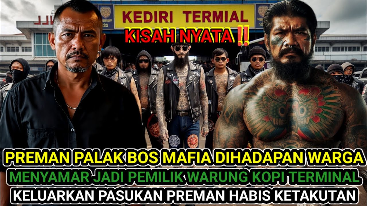KISAH NYATA❗PREMAN KEJAM KEDIRI TANTANG PEMILIK WARKOP‼️TERMINAL BERSIMBAH D4R4H OLEH BOS MAFIA