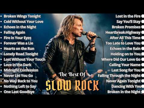 Golden Memories Slow Rock Love Songs 80s 90s🔥Bon Jovi, Bryan Adams, Aerosmith, Scorpions, White Lion