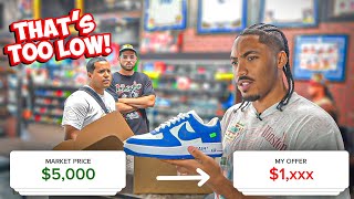 I LOWBALLED a Customer on His $5,000 Sneakers…