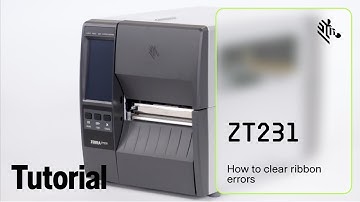 Lintfouten op een ZT231-printer oplossen | Zebra