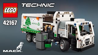 LEGO® Technic™ Mack® LR Electric Garbage Truck (42167)[503 pcs] Instructions @TopBrickBuilder