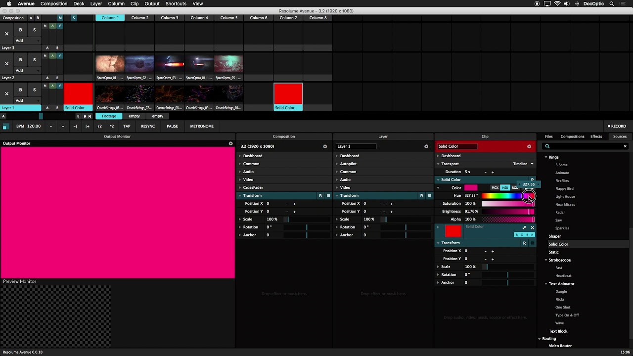 Resolume Video Training 3.2 HSB YouTube