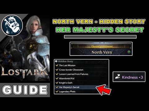 Her Majesty's Secret Location in Lost Ark | North Vern Hidden Story Locations Guide