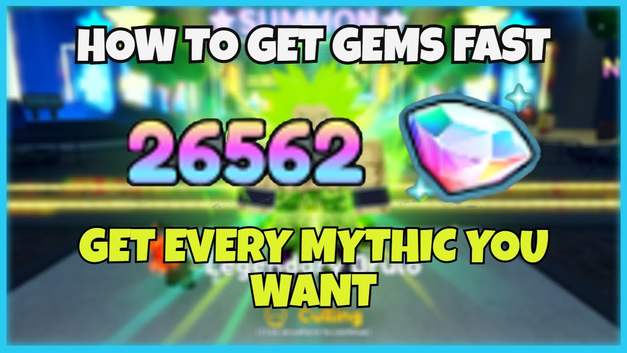 HOW TO GET GEMS REALLY FAST IN ANIME ADVENTURES GET EVERY MYTHIC 