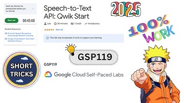 Speech-to-Text API: Qwik Start [2025] || #GSP119 || Lab Solution #arcade #arcadegooglecloud #qwiklab