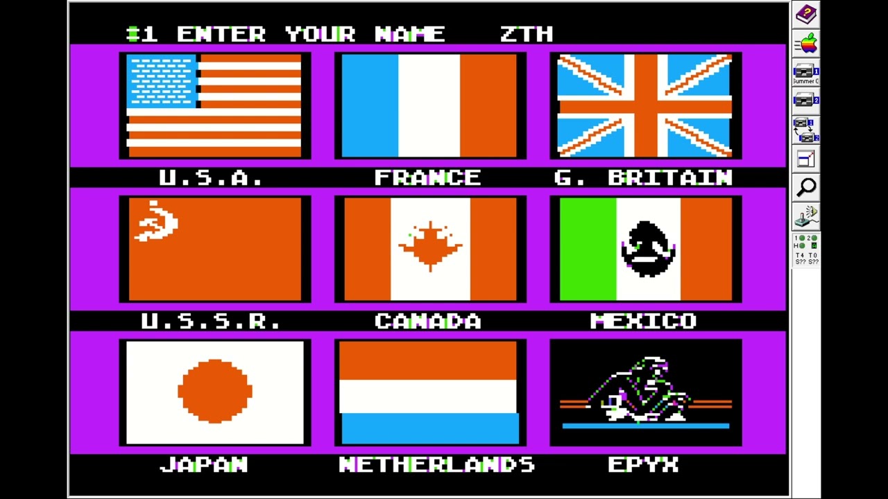 Summer Games II - 1985 - Apple II