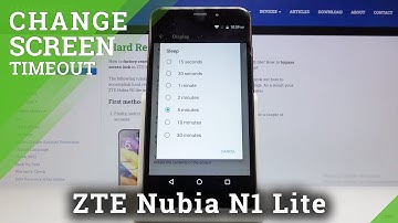 How to Set Screen Timeout in ZTE Nubia N1 Lite – Change Sleep Time