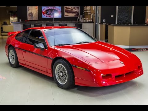 1988 Pontiac Fiero Gt For Sale