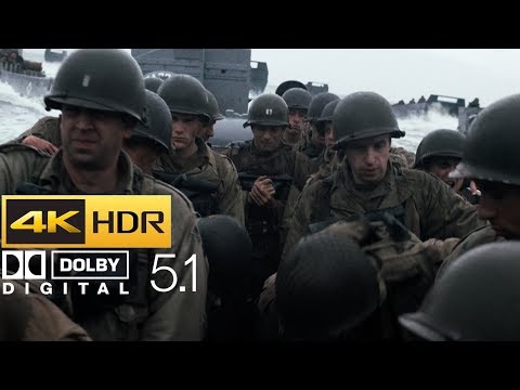 Saving Private Ryan - Omaha Beach Scene (HDR - 4K - 5.1)