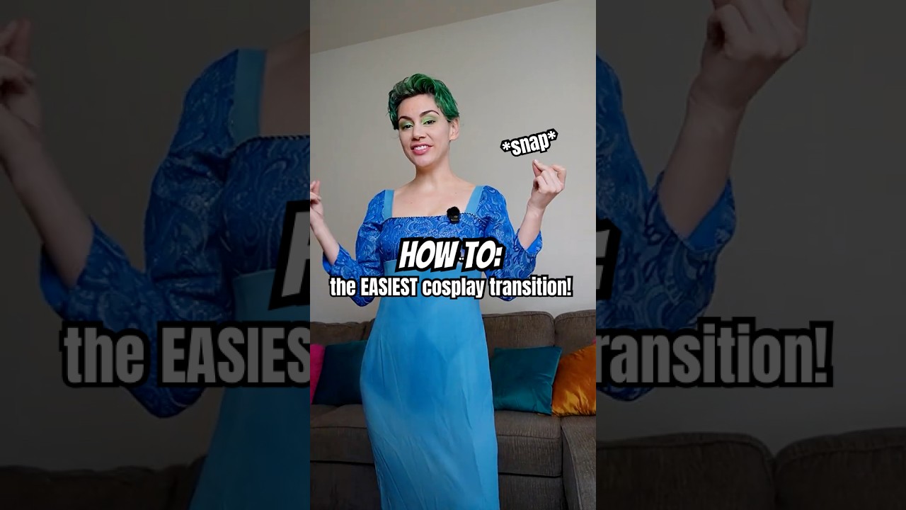 ⚠️ HOW TO: the EASIEST transition video ⚠️ #howto #cosplaytransformation #cosplaytips