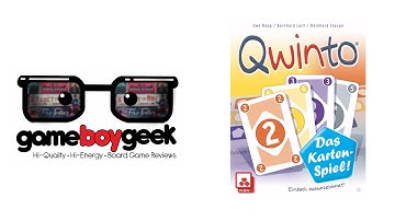 Qwinto the Card Game Review with the Game Boy Geek