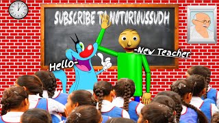 Oggy Ne Baldi ka School Join kar liya | Cat Craft Cockroaches ( A Baldi's Basics Knockoff) screenshot 3