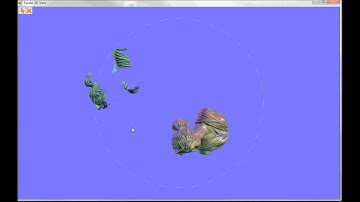 Join of Relief scans into one 3D scan