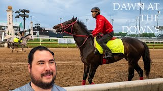 Watching The 2025 Kentucky Derby and Oaks Horses Workout At Dawn At The Downs | Churchill Downs | 4K