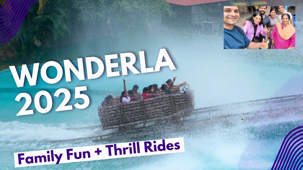 Wonderla Bangalore Monsoon 2025 | Family Travel Vlog & Dry Rides Experience After 15 Years