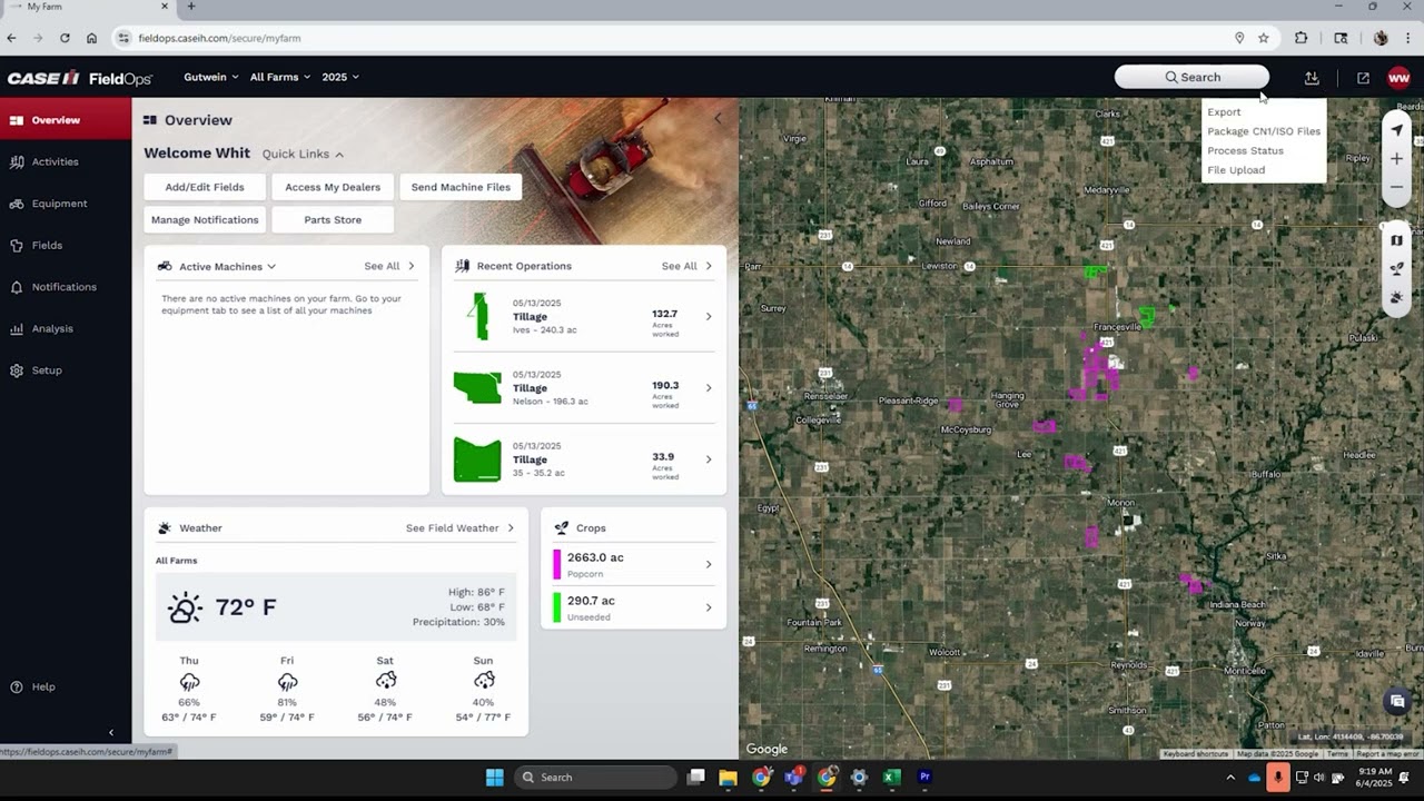 Data Management | Variety Tracking Pro 700