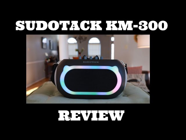 SUDOTACK KM-300 Karaoke Machine Review - Its so much fun! class=