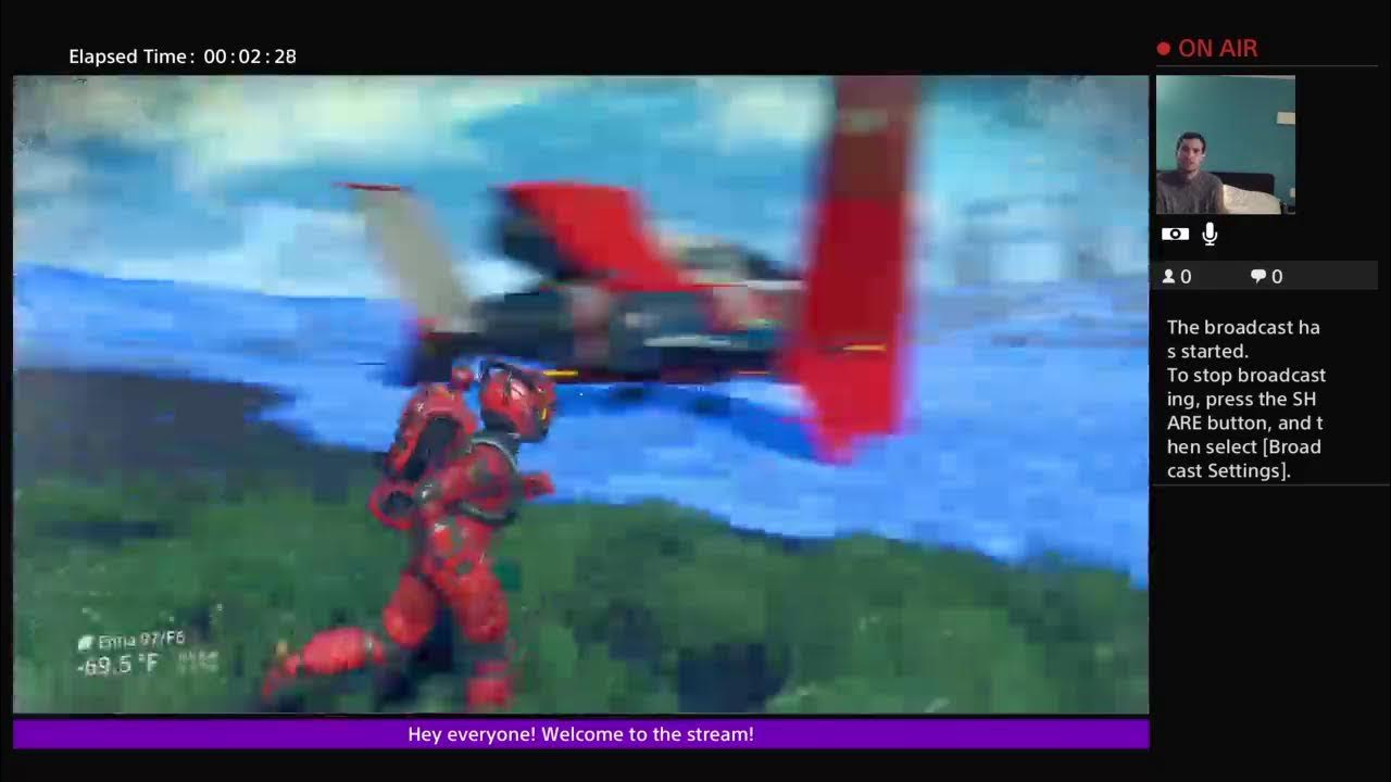 How to stat a new creative game on no man sky ps4 YouTube