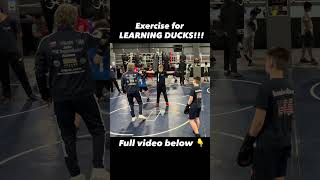 Exercise for learning the Duck with Coach Mike!!! #shorts