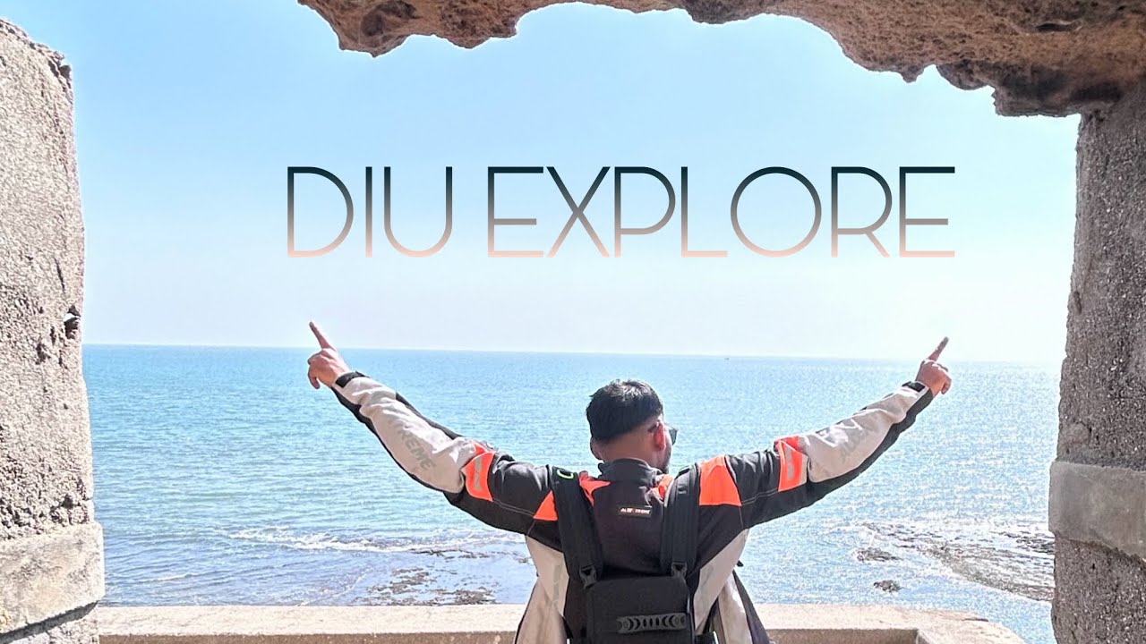 DIU- COASTAL CITY VIEW DIU II Diu To Somnath II GUJARAT RIDE EP-2