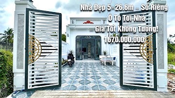 Tập 745- Nhà Đẹp 5×26.6m Mỹ Phong – Sổ Riêng – Ô Tô Tới Nhà – Giá Tốt Không Tưởng! 1ty670 