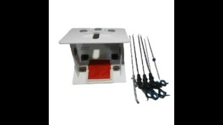 9pc Laparoscopic Simulator Endo Trainer Camera Model Box Foldable Easy to Grasper Instruments Set